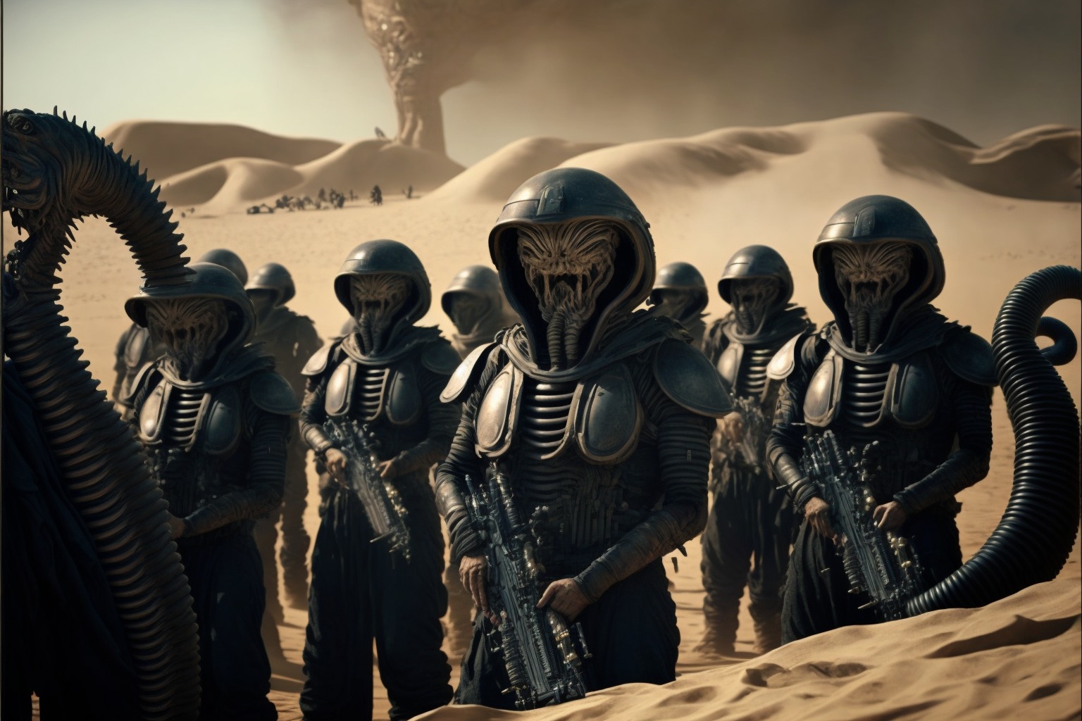     Diuna według HR Gigera - AI stworzyła grafiki filmu z 1984 roku. O niebo lepsze niż z wersji Lyncha